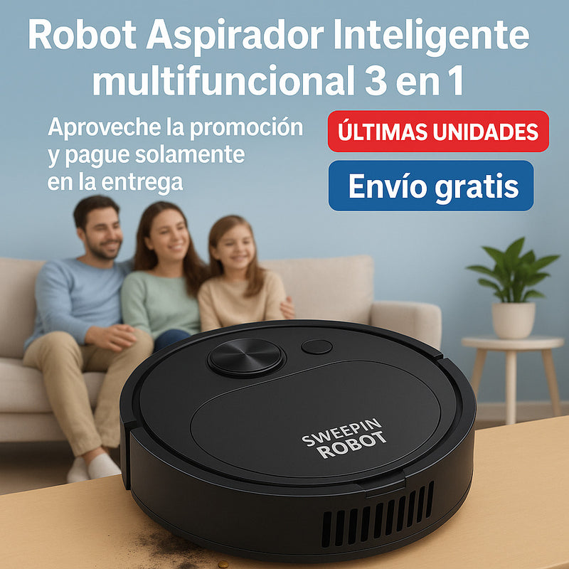 Robot Aspirador Inteligente multifuncional 3 En 1